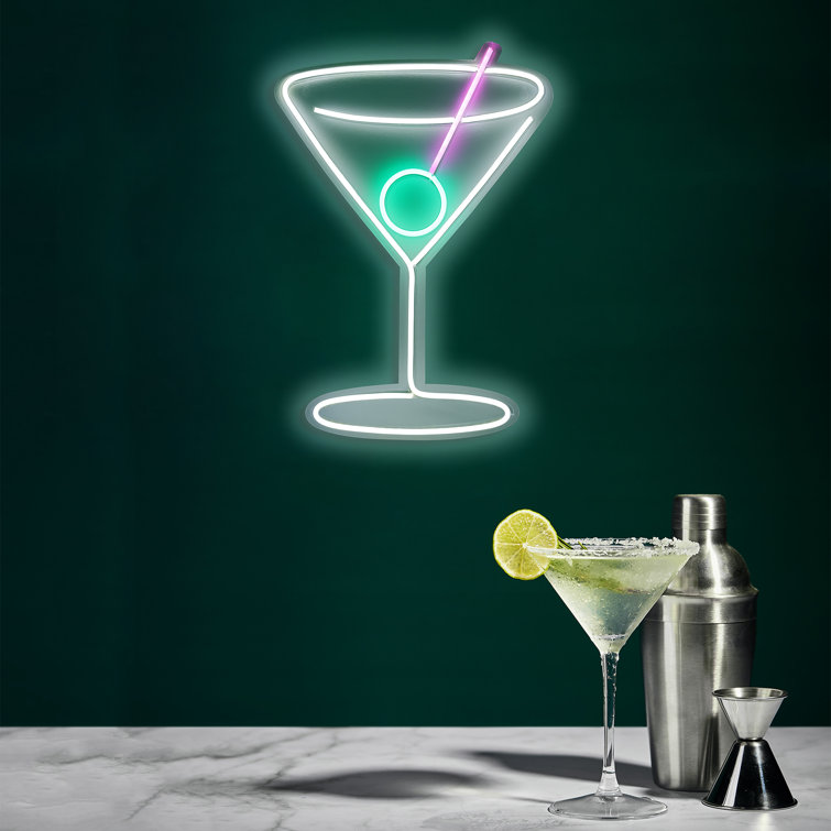 Xtreme Martini Glass 15.35" LED Sign & Reviews Wayfair